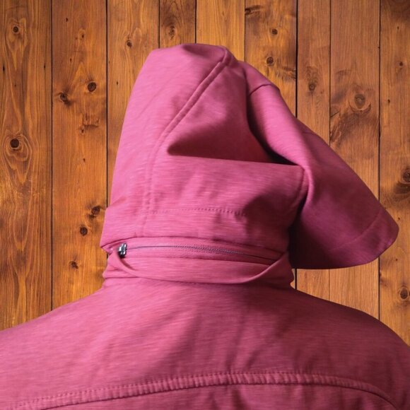 Free Country Women's Small Faux Fur Lined Red Jacket With Removeable Hood - Picture 5 of 6